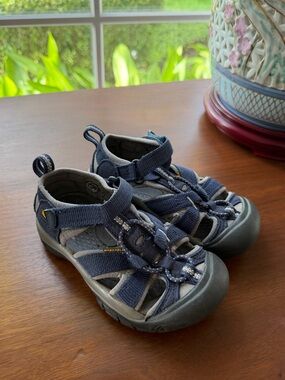 Keen Navy Blue and Gray Kids Outdoor Sandals